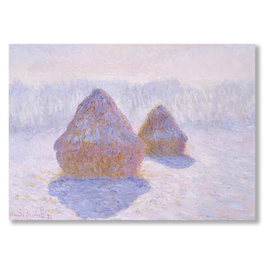 Haystacks (Effect of Snow and Sun) (1891) Claude Monet Il mio negozio