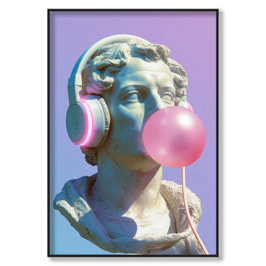 Ancient Pop – Quadro su tela astratto pop art moderno verticale