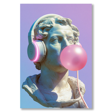 Ancient Pop – Quadro su tela astratto pop art moderno verticale