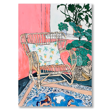 Angolo di Casa – Quadro su tela moderno verticale