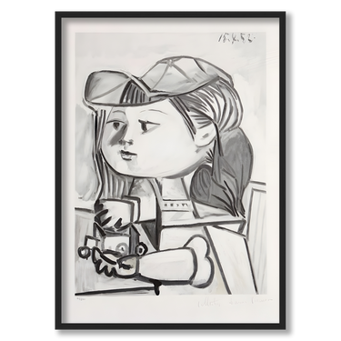 Bambina Picasso – Quadro su tela riproduzione d'arte donna verticale