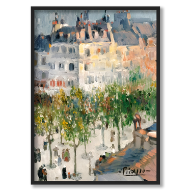 Boulevard de Clichy Picasso – Quadro su tela riproduzione d'arte verticale