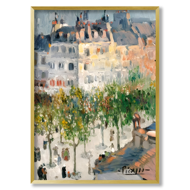 Boulevard de Clichy Picasso – Quadro su tela riproduzione d'arte verticale