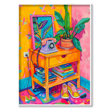 Caos Organizzato – Quadro su tela pop art moderno verticale