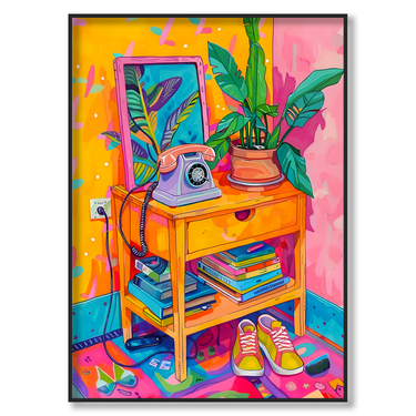 Caos Organizzato – Quadro su tela pop art moderno verticale