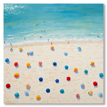 Cartolina d’Estate – Quadro su tela paesaggio quadrato