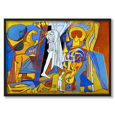 Crocifissioni Picasso – Quadro su tela riproduzione d'arte orizzontale