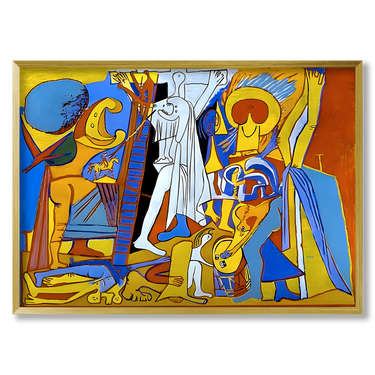 Crocifissioni Picasso – Quadro su tela riproduzione d'arte orizzontale
