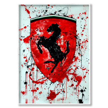 Cuore Rampante – Quadro su tela pop art moderno verticale