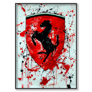 Cuore Rampante – Quadro su tela pop art moderno verticale