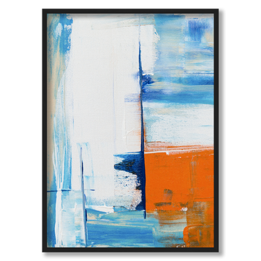 Dinamiche di colore – Quadro su tela astratto moderno verticale