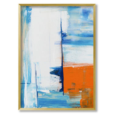 Dinamiche di colore – Quadro su tela astratto moderno verticale