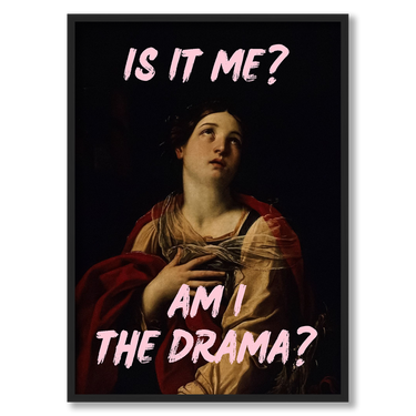 Drama – Quadro su tela pop art geometrico moderno verticale