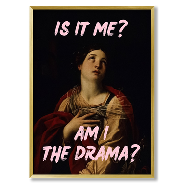 Drama – Quadro su tela pop art geometrico moderno verticale