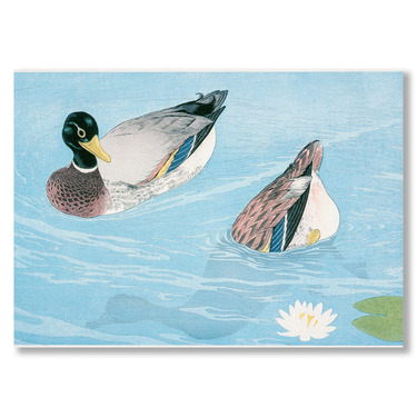 Due destini sull’acqua – Quadro su tela astratto pop art moderno orizzontale