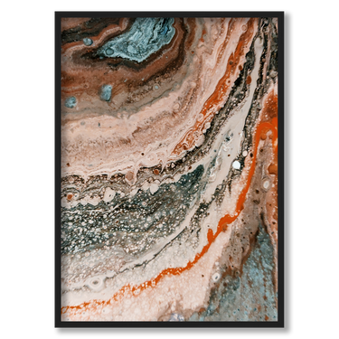 Echi cromatici – Quadro su tela astratto moderno verticale