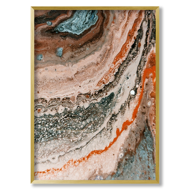 Echi cromatici – Quadro su tela astratto moderno verticale