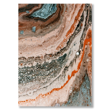 Echi cromatici – Quadro su tela astratto moderno verticale