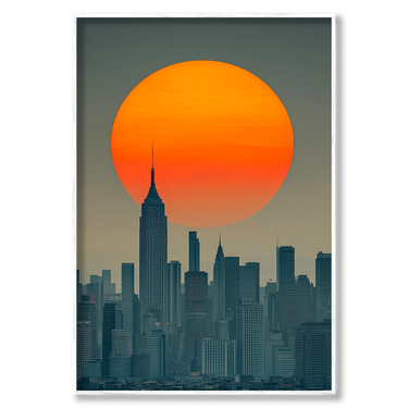 Empire State Building – Quadro su tela paesaggio verticale