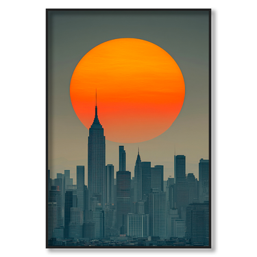 Empire State Building – Quadro su tela paesaggio verticale
