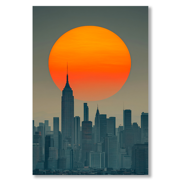 Empire State Building – Quadro su tela paesaggio verticale