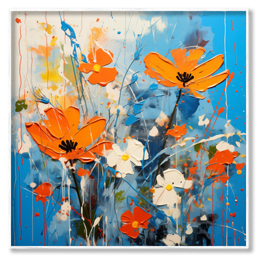 Fiori bianchi e arancio Il mio negozio