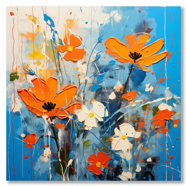 Fiori bianchi e arancio Il mio negozio
