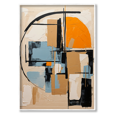 Frammenti di Spazio – Quadro su tela astratto moderno verticale