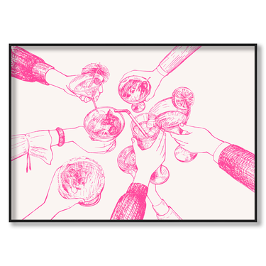 Good Times Only – Quadro su tela pop art moderno orizzontale