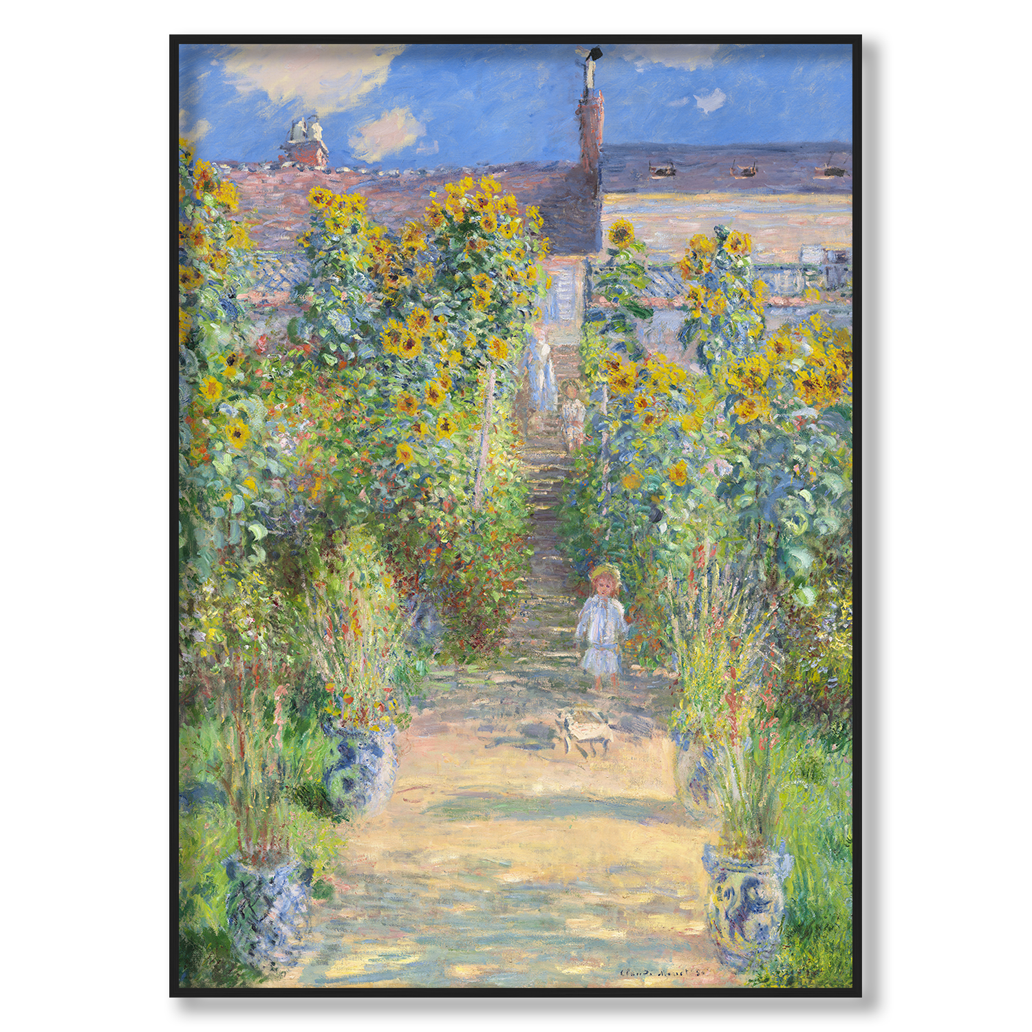 Claude Roper Garden Claude Monet – Quadro perfetto