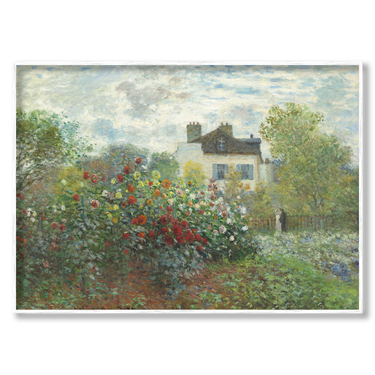 Garden in Argenteuil Claude Monet Il mio negozio