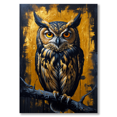 Guardiano dell'oscurità – Quadro su tela animali verticale