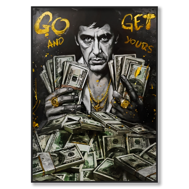 Il Prezzo del Successo – Quadro su tela pop art street art moderno verticale