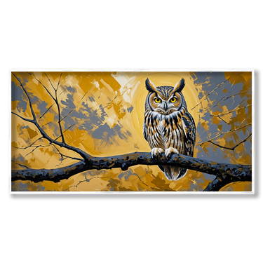 Il Re della Notte – Quadro su tela animali orizzontale