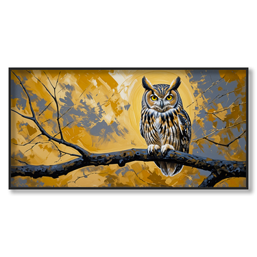 Il Re della Notte – Quadro su tela animali orizzontale