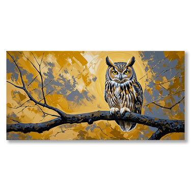 Il Re della Notte – Quadro su tela animali orizzontale
