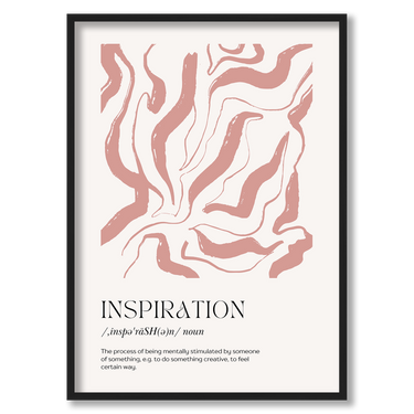 Inspiration – Quadro su tela pop art moderno verticale