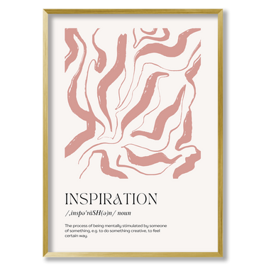 Inspiration – Quadro su tela pop art moderno verticale