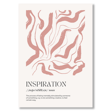 Inspiration – Quadro su tela pop art moderno verticale