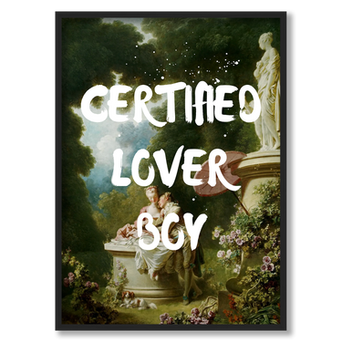 Lover boy – Quadro su tela geometrico moderno verticale