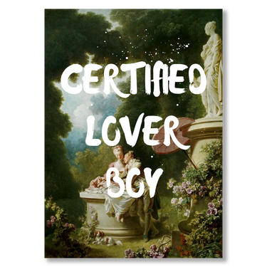 Lover boy – Quadro su tela geometrico moderno verticale