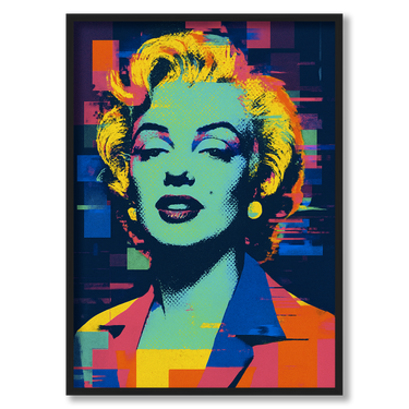 Marylin Pop – Quadro su tela pop art moderno verticale