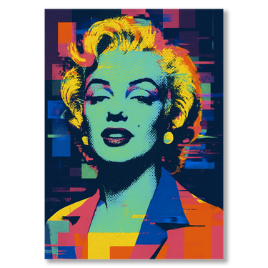 Marylin Pop – Quadro su tela pop art moderno verticale