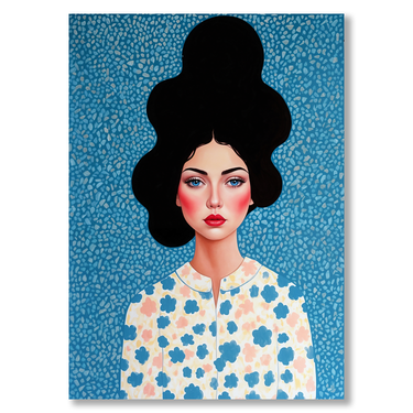 Mosaico d’Anime – Quadro su tela donna verticale