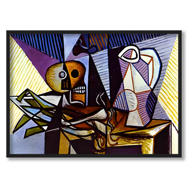 Natura morta Picasso – Quadro su tela riproduzione d'arte orizzontale