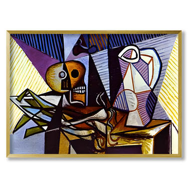 Natura morta Picasso – Quadro su tela riproduzione d'arte orizzontale