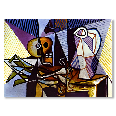 Natura morta Picasso – Quadro su tela riproduzione d'arte orizzontale