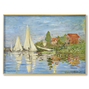 Regattas at Argenteuil Claude Monet Il mio negozio