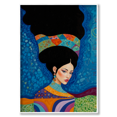 Regina di Sogni – Quadro su tela donna verticale