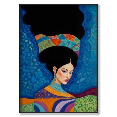 Regina di Sogni – Quadro su tela donna verticale